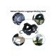 Universal Motorcycle Helmet Bag Box Carrier Elastic Strap With 2 Plastic Hook