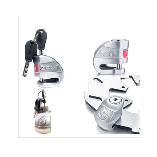 ZOVII ZK6 Disc Lock Anti-Theft Stainless Steel Lock With 6mm Lock Pin