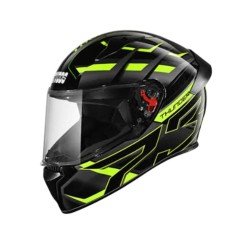 Studds Thunder D6 Black and Green Full Face Helmet