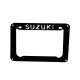 Suzuki Branded Metal Digital Box Type Registration Number Plate Frame For Bike
