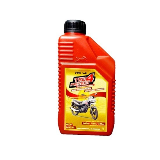 TVS Tru4 10W-30 4T Semi Synthetic 1L Engine Oil 