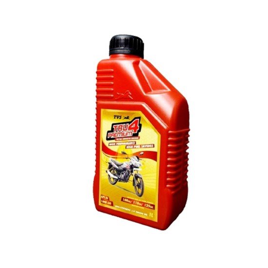 TVS Tru4 10W-30 4T Semi Synthetic 1L Engine Oil 
