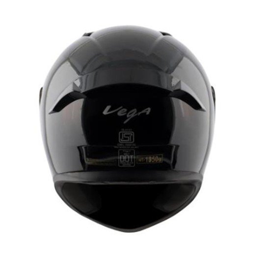 Vega Bolt Glossy Black Full Face Helmet
