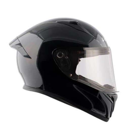 Vega Bolt Glossy Black Full Face Helmet