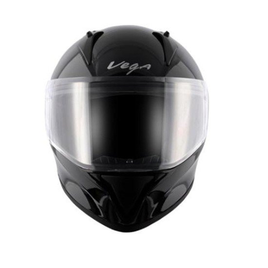 Vega Bolt Glossy Black Full Face Helmet